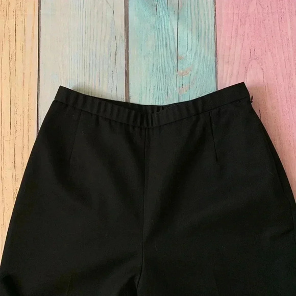 Black high waist wool trousers - Picture 2 of 7